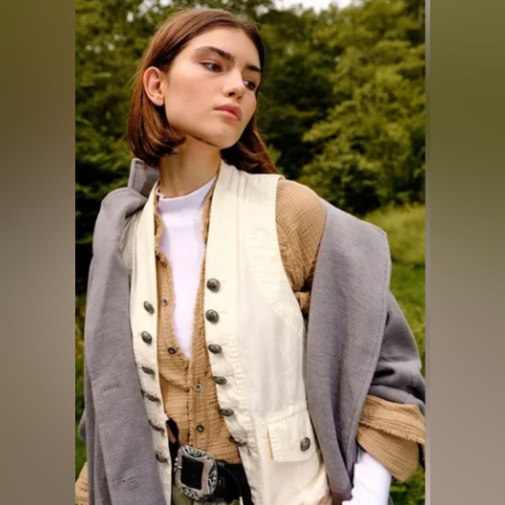 Free People We the Free Starstruck Vest, Sz. L